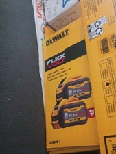 DEWALT FLEXVOLT DCB609-2 9Ah 20V/60V Li-Ion Battery 2-Pack Yellow