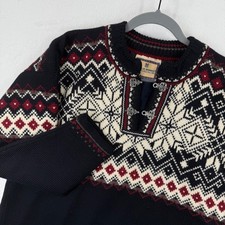 Dale of Norway Lake Placid 1980 Olympic Wool Nordic Sweater Pullover Size S