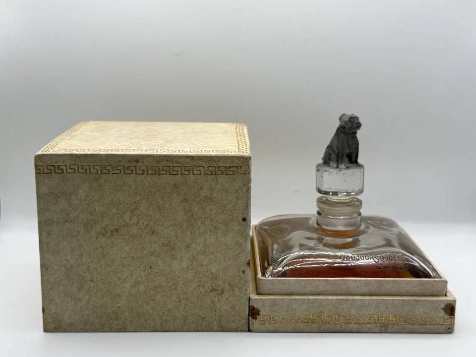 Flacon de parfum ancien « Toujours Fidèle » D’Orsay 1925 Baccarat Rare Coffret - Photo 1/4
