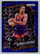 2025 Panini Prizm WNBA #44 Alyssa Thomas Blue Velocity Prizms