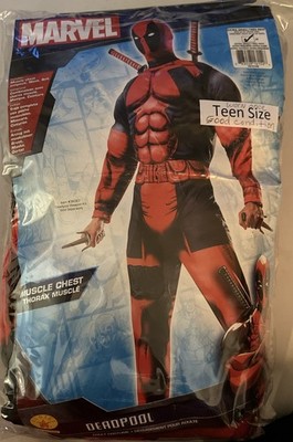 MARVEL DEADPOOL  Adult Costume Cosplay /Teen Size /Worn Only Once