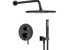 Shower System, Wall Mounted Shower Faucet Set with Shower Valve, 2-Way 10  Head