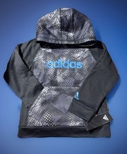NWT Adidas Little Boys Digi Fusion Fleece Pullover Hoodie/Sweatshirt,Size 4