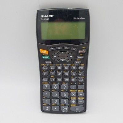 SHARP EL-W535 WriteView Handheld Scientific Calculator