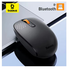 NEW Baseus F01B Wireless Mouse Bluetooth 5.0 1600DPI Silent Click  