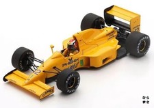 1/43 Scale Lotus 102 Japanese GP 1990 Johnny Herbert Yellow F1 Race Car Model