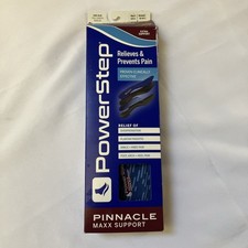 Powerstep Pinnacle Maxx E Orthotic Insoles Support Size M 8-8.5 W 10-10.5 E