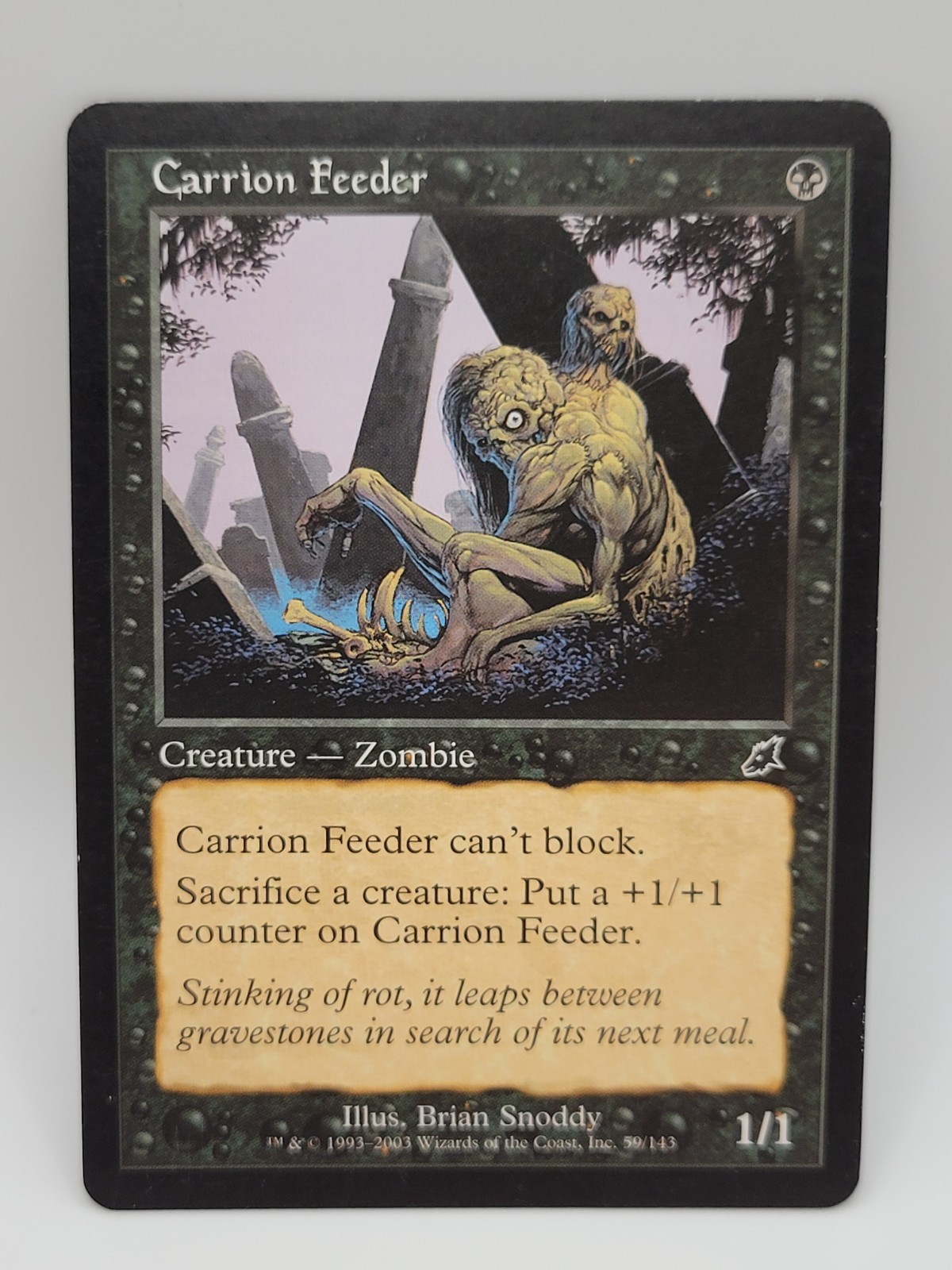 MTG Carrion Feeder Scourge LP Zombie Sacrifice Creature EDH Magic Card