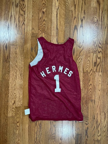 Gruntal & Co New York Stock Exchange Basketball Jersey M Hermes Reversible Vtg - Picture 8 of 8