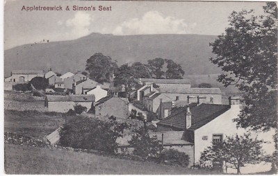 General View & Simon's Seat, APPLETREEWICK, Wharfedale, Yorkshire