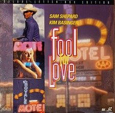 FOOL FOR LOVE - SAM SHEPARD, KIM BASINGER - MGM / UA - LASERDISC - STILL SEALED