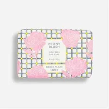 BEEKMAN 1802  PEONY BLUSH GOAT MILK BAR SOAP - (Full Size 9oz)