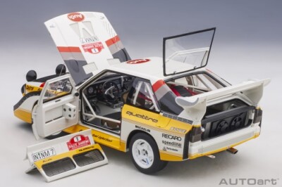 ミニカー AUTOart Audi sport Quattro 1988 1/18 AUTOart Audi Sport quattro S1 E2 #1 Winner Pike 1:18 88700 | eBay