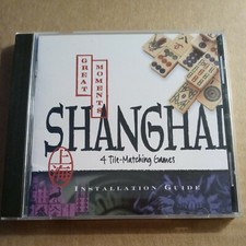 Shanghai Great Moments Windows 95 PC CD mahjong tile game Activision v2.02