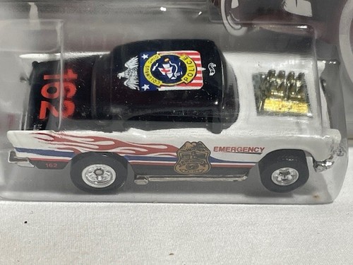 Hot Wheels COP RODS 57 Chevy, Columbus OH, White, 1/64 - Picture 2 of 2