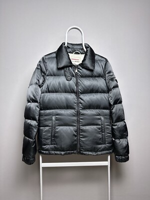 Prada Puffer Down Nylon Metal Logo Jacket Size S | eBay