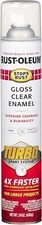 Rust-Oleum 353345 Stops Rust Turbo Spray Paint 24 oz Gloss Clear