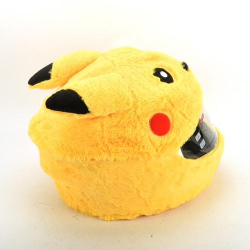 soft-motorcycle-helmet-cover-funny-pikachu-plush-motorbike-decor-os