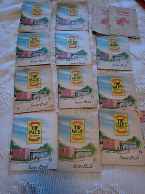 Vintage Lot Top Value Stamp Books Gold Bond Holden Red Stamps 