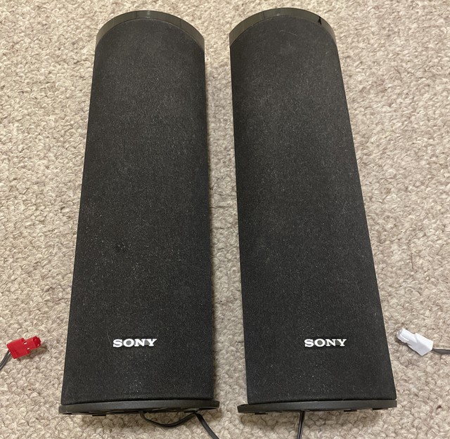 Sony Surround Sound Speakers Front Right And Left Ss Tsb105 For Sale Online Ebay