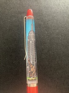 New York Floaty Pen Moving King Kong Empire State Building NYC Taxi Red Plastic