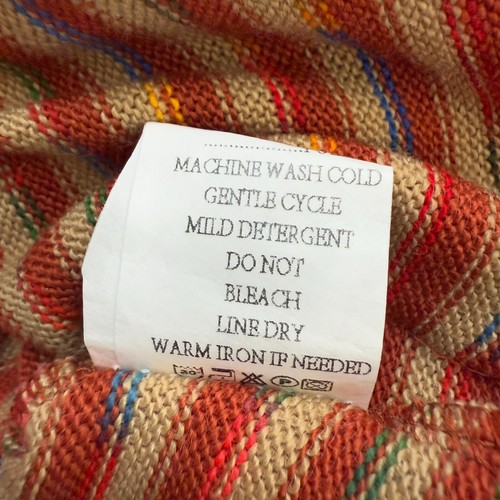 Kaktus Striped Sweater Pullover Tunic Women's Large Orange Made in Italy NWOT - Picture 14 of 14
