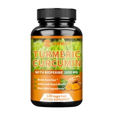 120pcs Turmeric Curcumin Capsules-Joint Support Pain Relief, Anti-inflammatory