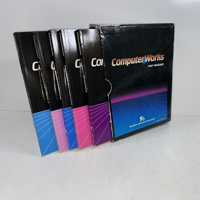 Computer Works Text Package Complete Box Set 1987 5 BOOKS TPB