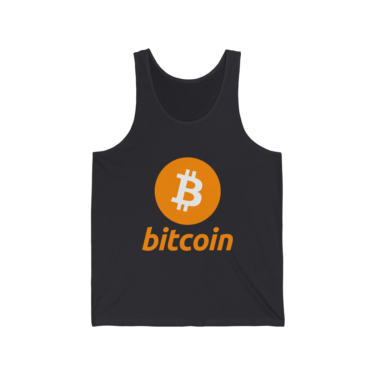 Bitcoin BTC Unisex Jersey Tank Top, Crypto Tank Top, Cryptocurrency, HODL