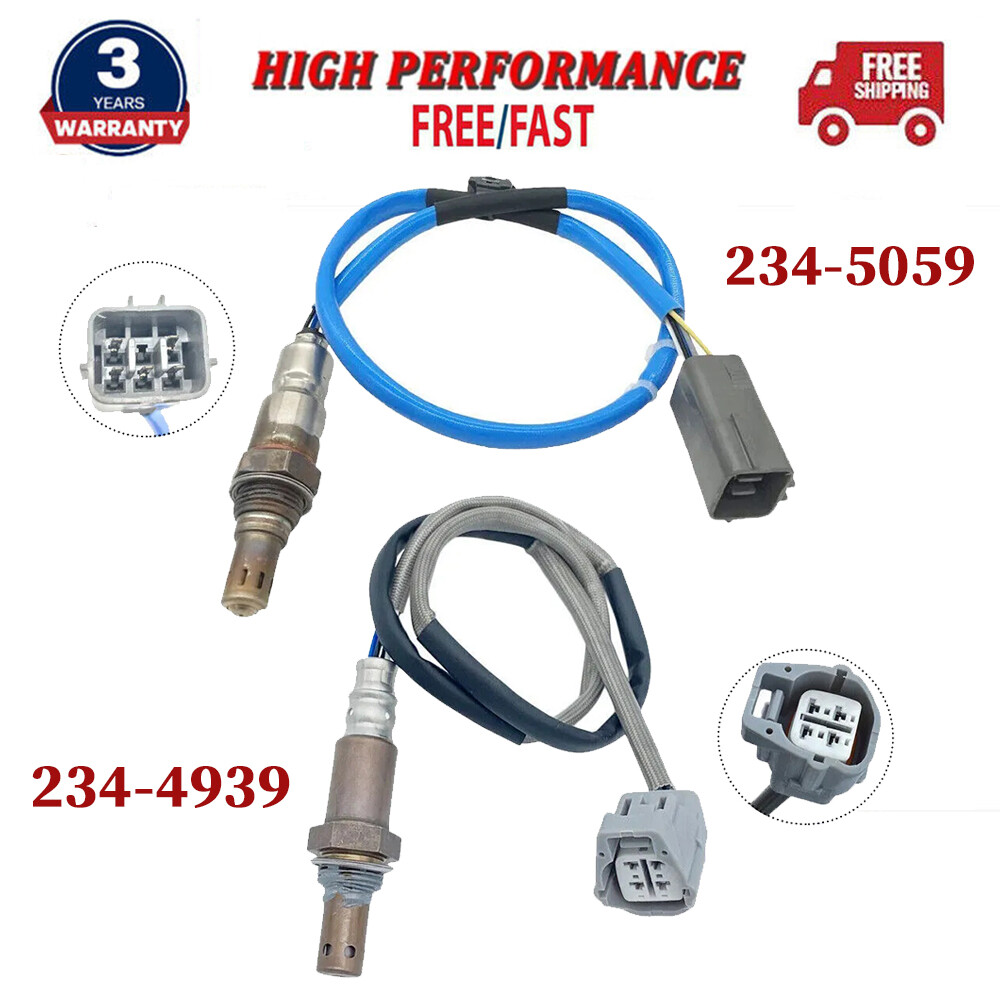 2X Oxygen Sensor For Mazda 3 14-18 Mazda 6 14-19 Up&Downstream