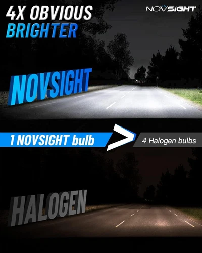 NOVSIGHT 881 889/898/886/896/894 LED Fog Light Bulbs 60W 13000LM 6500K White - Picture 2 of 7