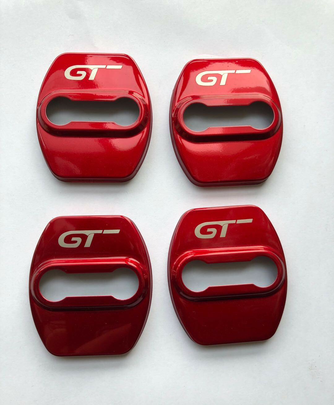 4Pcs Red Accessories Car Stainless Steel Door Lock Protector Cover For Kia GT eBay