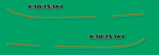 KAWASAKI 400 KH A4 - Stickers decals carrosserie - KH400 - 400KH - 1977 Green