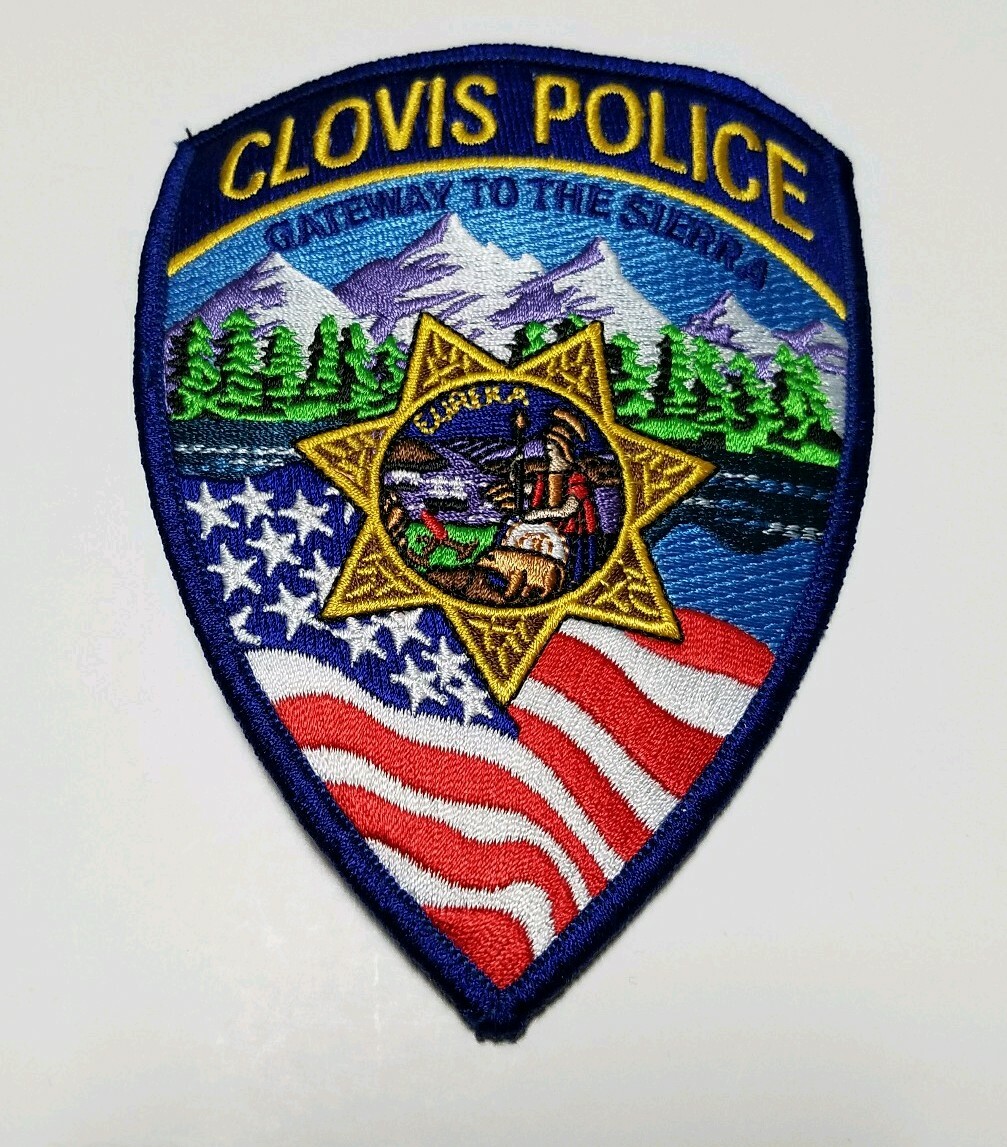 Clovis CA Police Patch New eBay