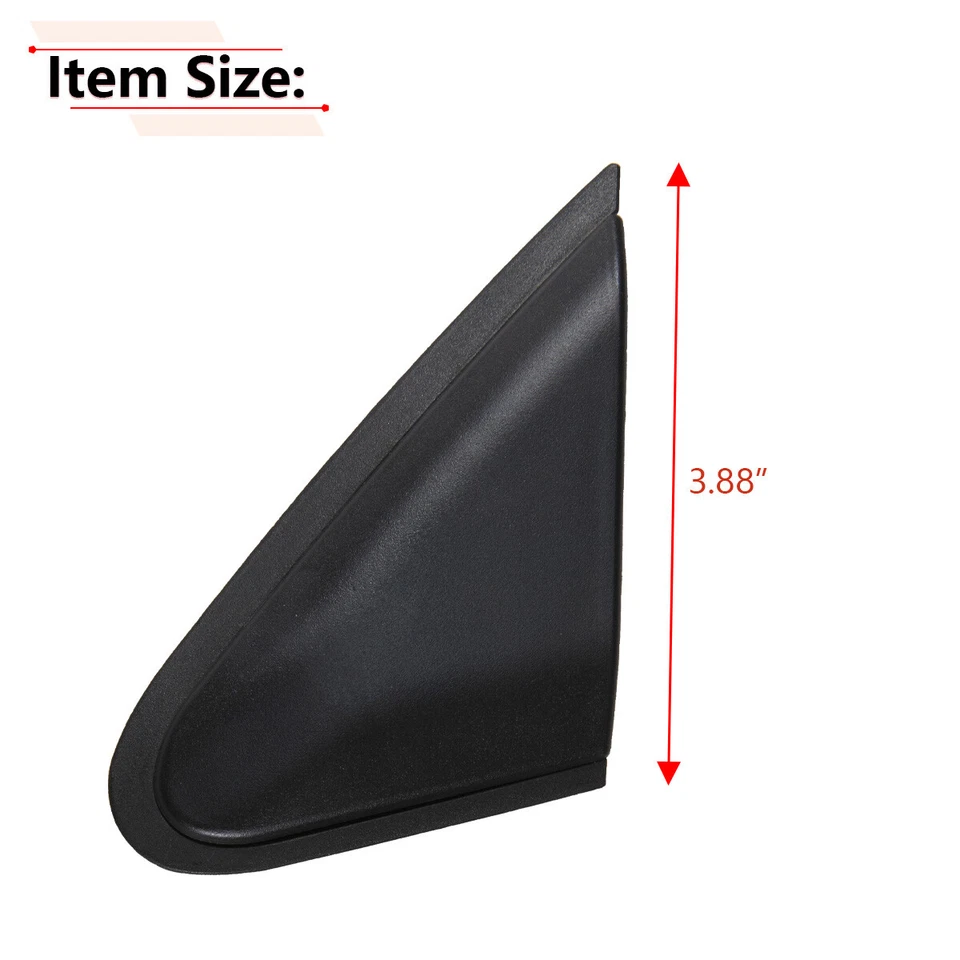 Bisel de acabado de espejo de guardabarros delantero izquierdo para Nissan Rogue 2008-2015 Foto 2 de 4