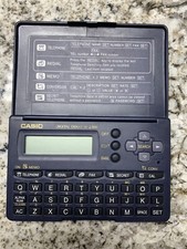 CASIO vintage Digital Diary SF2000 phone number, currency conversion, calc 