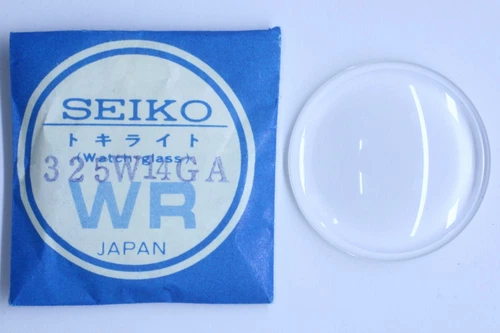 Seiko 325W14GA AR Vetro Crystal Glass Watch Glass Verre Original 6159-7001 NOS