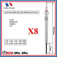 8 -Kerze VorwäRmung FüR Skoda VW 1.6 2.0L Tdi = 03L963319 059963319J
