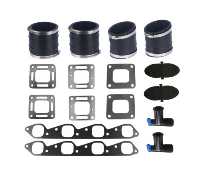 MerCruiser 4'' Model V8 330-370 Wet Joint Sterndrive Exhaust Manifold Bellow Kit
