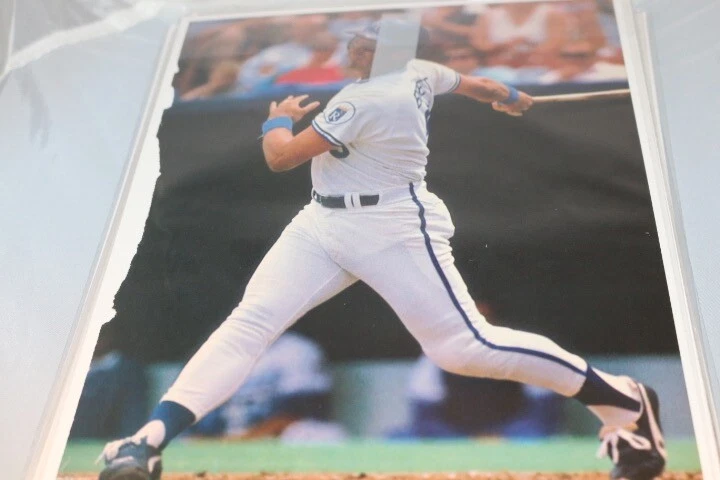Kansas City Royals Milwaukee Brewers Stickers and 2 Cut Out Photos George Brett  - Image 3 of 3