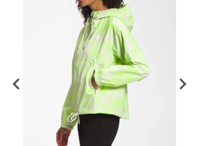 (取寄) ノースフェイス アントラ レイン フーデット ジャケット - ウォータープルーフ The North Face Antora Rain Hooded Jacket - Waterproof Lime Cream Tropical Paintbrush Print The North Face Women's Antora Hooded Rain Jacket NWT Lime Cream