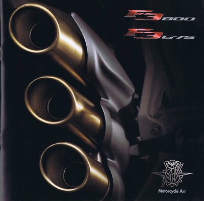 2015 MV Agusta F3 675 + F3 800 Prospekt brochure