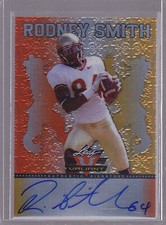 2013 Leaf Valiant Draft Orange #BARS2 Rodney Smith Auto 20/50