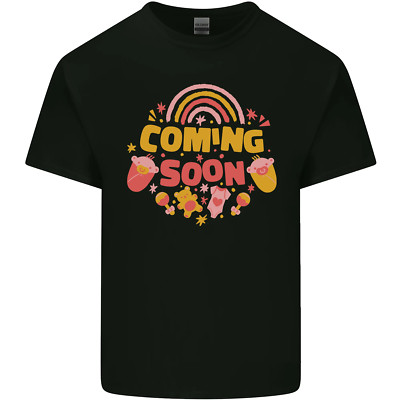 Coming Soon Neu Baby Schwangerschaft schwanger Kinder T-Shirt Kinder