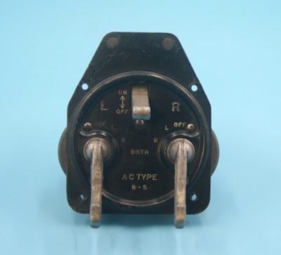 RARE B-29 Super Fortress Magneto Control Switch, Type AC B5 | eBay