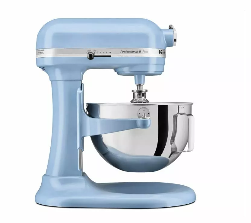 KitchenAid Professional Plus 5 Quart Bowl Lift Stand Mixer w Bundle Light Blue