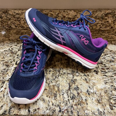 Ryka Womens Inspire Athletic Shoes Size Blue/Purple