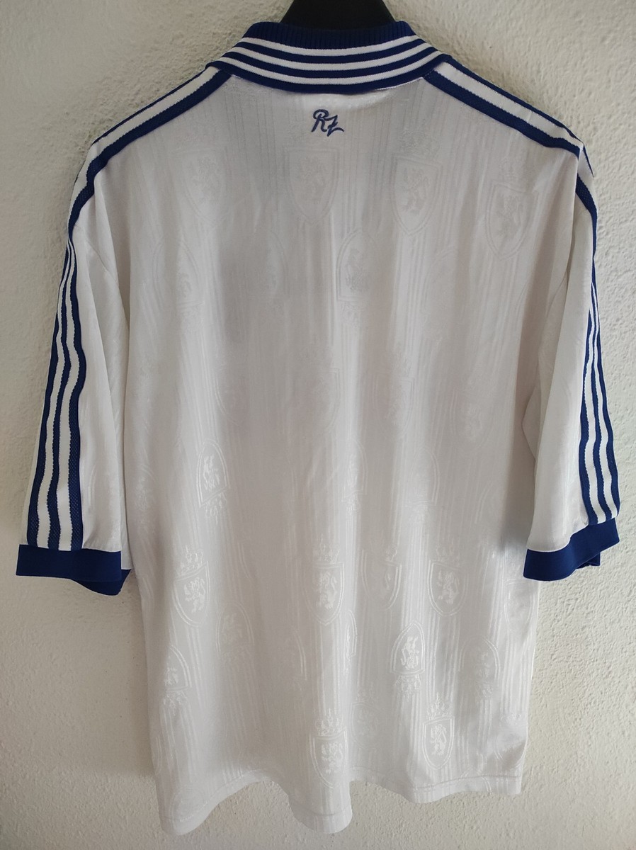 Maillot Vintage Real Zaragoza 1997-1998 - Floqué Milosevic #9