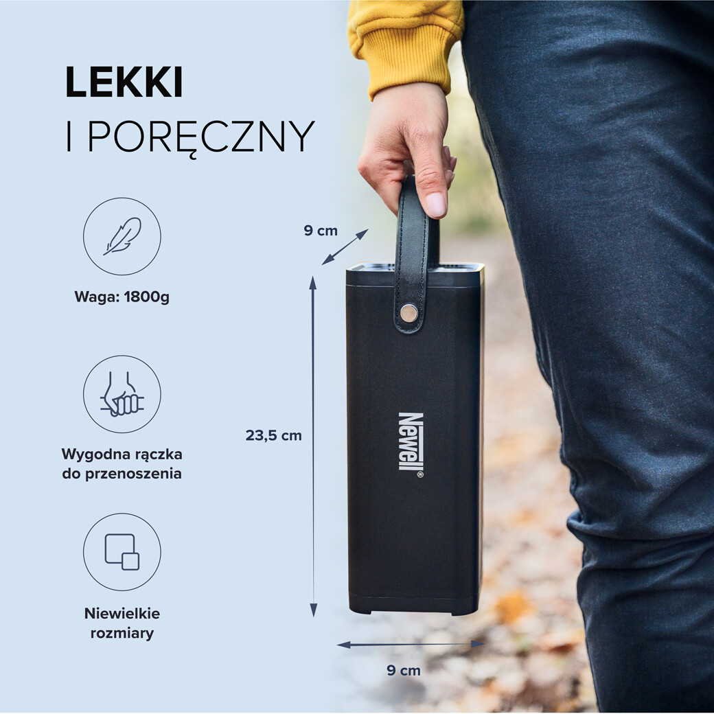 Details zu Portable Powerstation Newell Asvala USB-A USB-C Kompatibel mit Sonnenkollektoren Normaler Laden mit sofortiger Lieferung