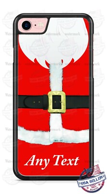 Christmas Santa Claus Suit Personalized Phone Case Cover for iPhone Samsung gift